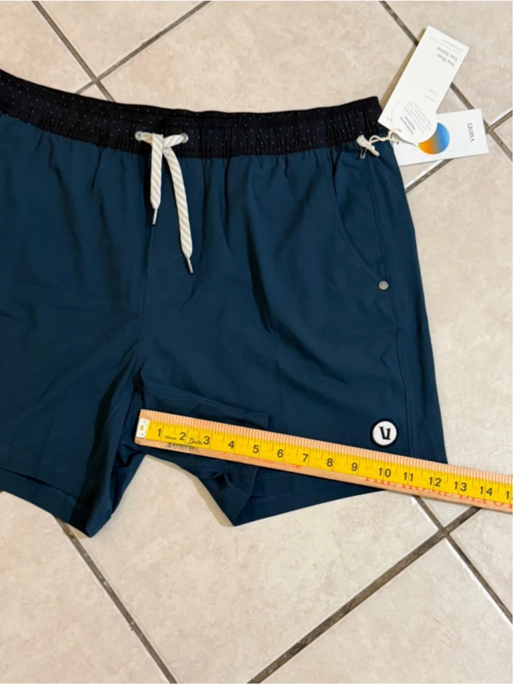 VUORI Men's KORE LINED SHORT 5” INDIGO COLOR SIZE XL